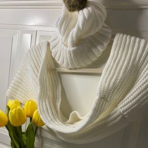 Winter scarf and hat.